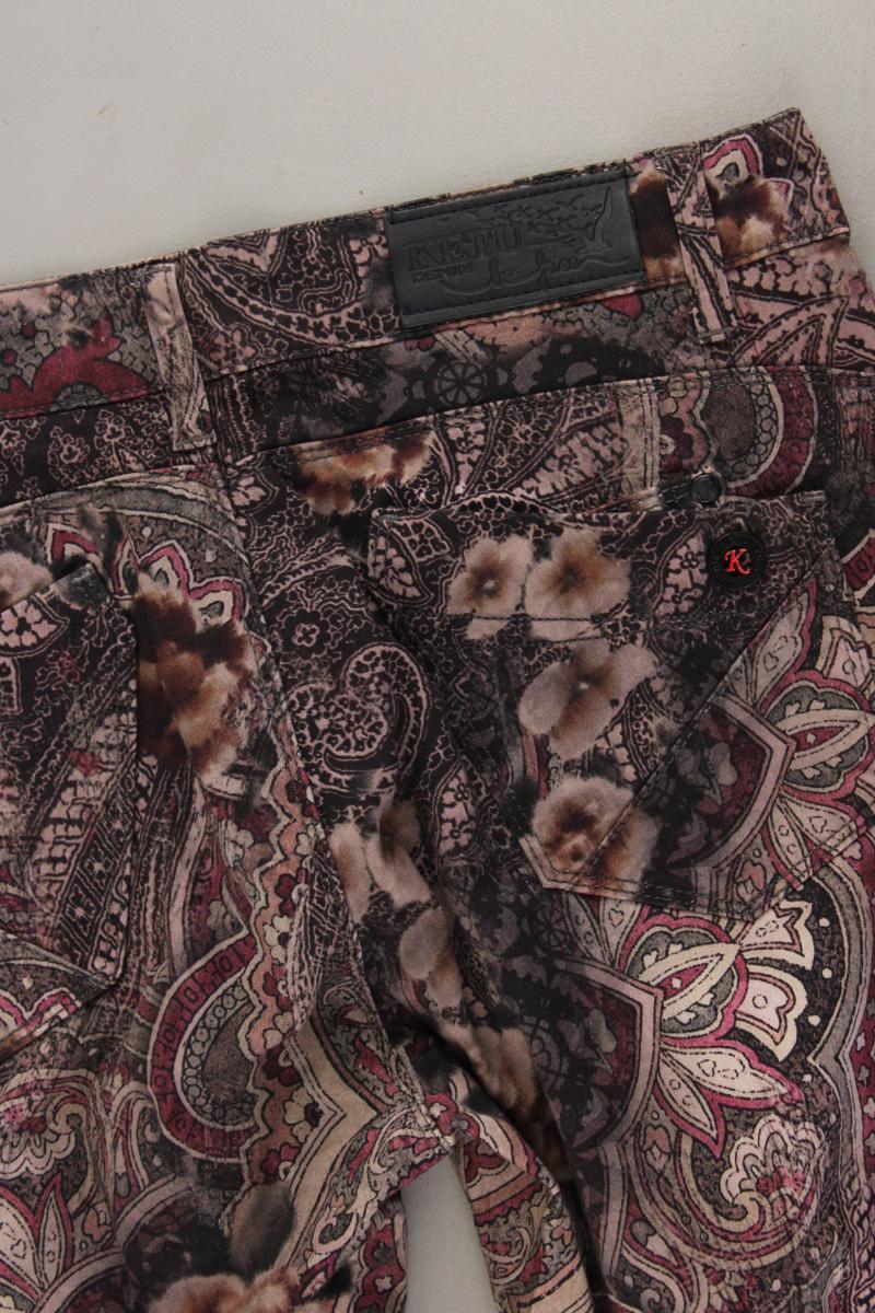 Ketu Berlin Hose Gr. 38 mit Blumenmuster mehrfarbig