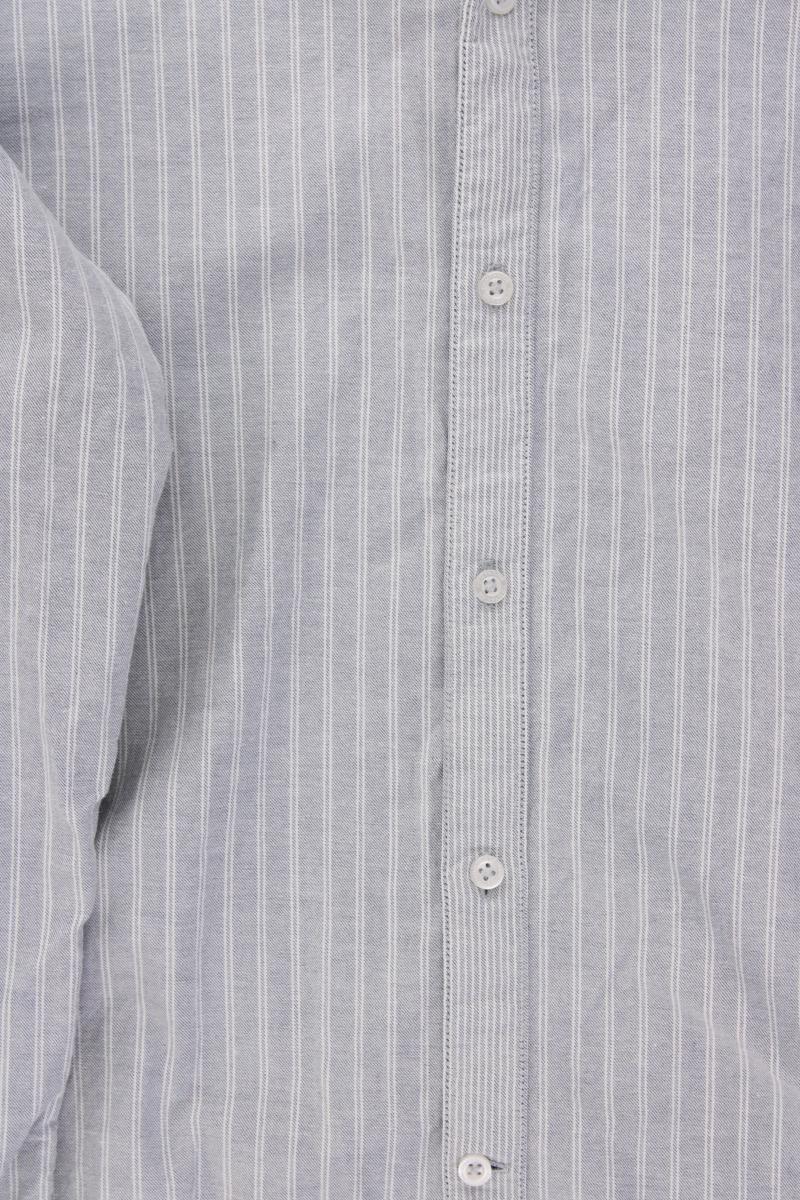 Tom Tailor Langarmhemd für Herren Gr. XXL gestreift grau