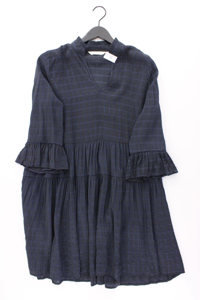 Nümph Midikleid Gr. 42 3/4 Ärmel grau aus Viskose