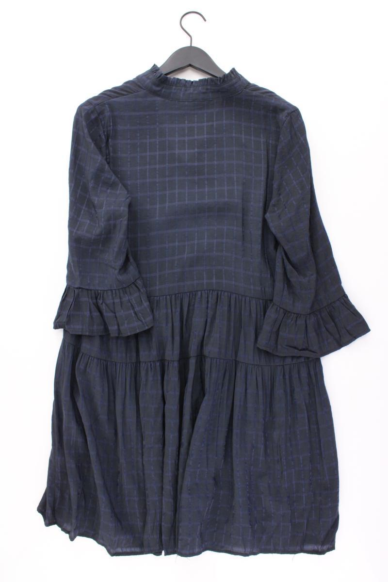 Nümph Midikleid Gr. 42 3/4 Ärmel grau aus Viskose