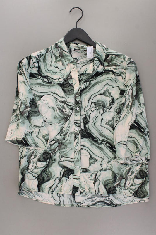 SOAKED IN LUXURY Oversize-Bluse Gr. M mit Batikmuster neuwertig 3/4 Ärmel grün
