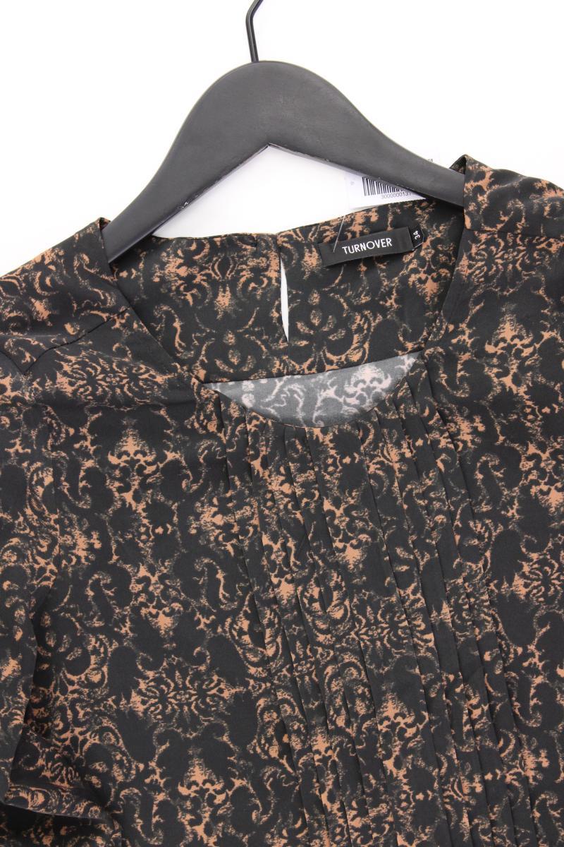 Turnover Regular Bluse Gr. 34 3/4 Ärmel schwarz aus Polyester