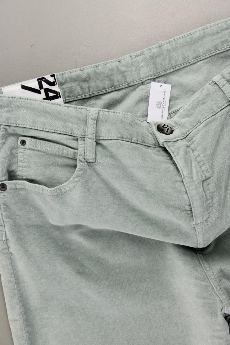 Opus Samthose Modell Lani Gr. 40/L26 neuwertig blau aus Baumwolle