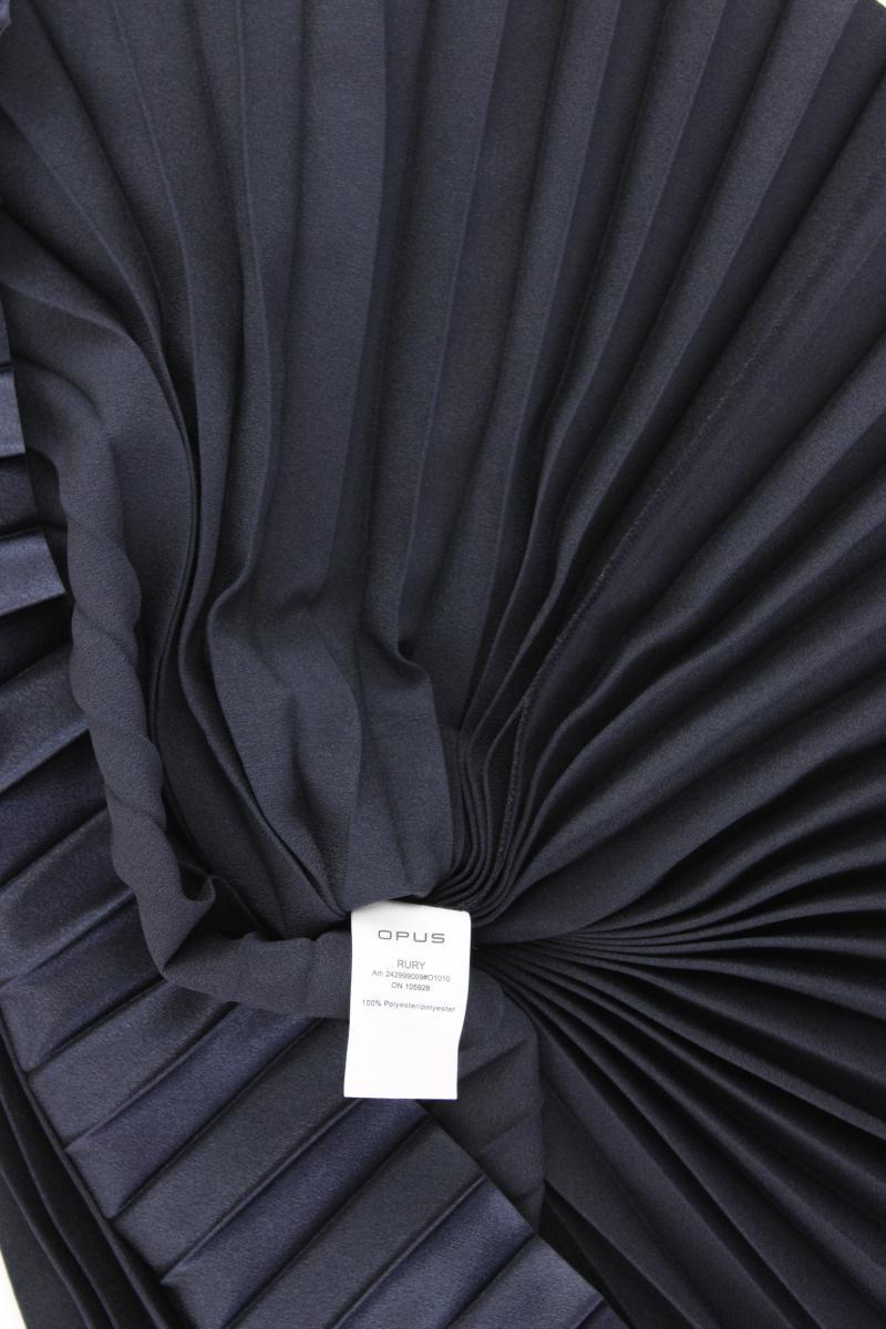 Opus Midi Plisséerock Modell Rury Gr. 40 neuwertig blau aus Polyester