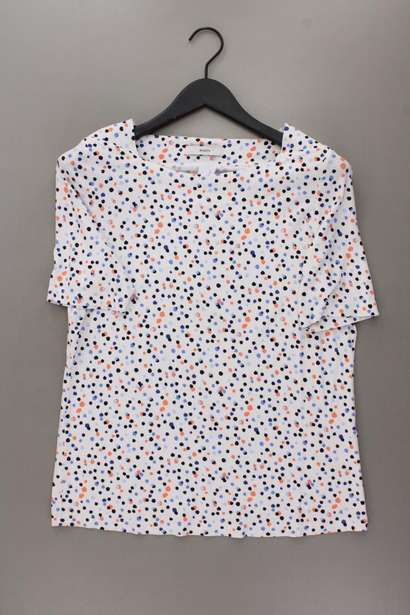 Bonita Printshirt Gr. M gepunktet neuwertig Kurzarm mehrfarbig