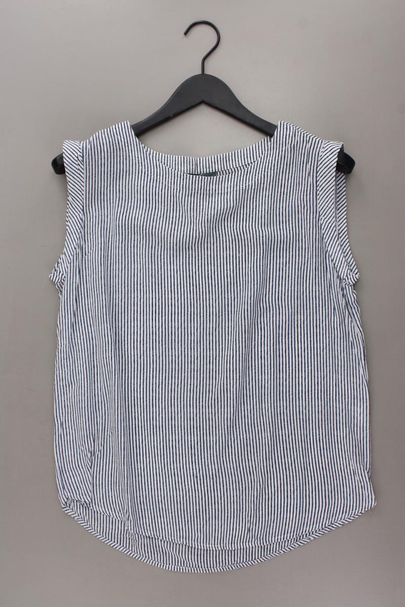 Street One Ärmellose Bluse Gr. 36 gestreift neuwertig blau