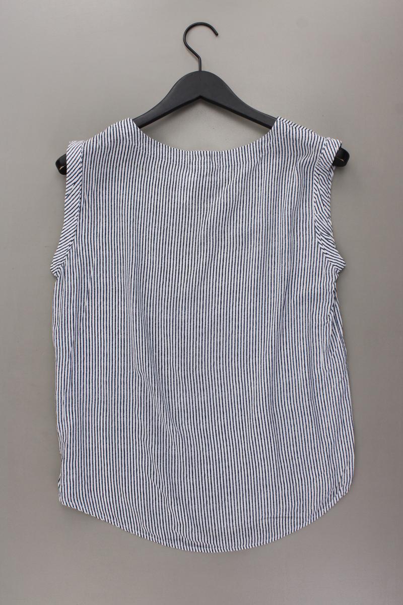 Street One Ärmellose Bluse Gr. 36 gestreift neuwertig blau