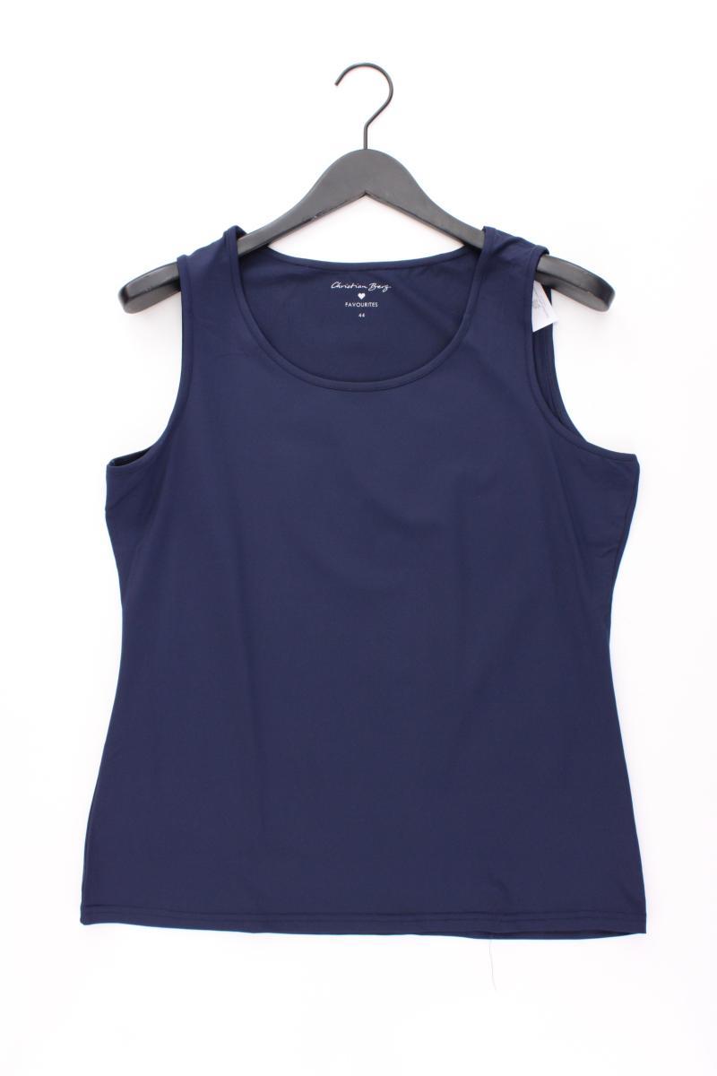 Christian Berg Trägertop Gr. 44 blau