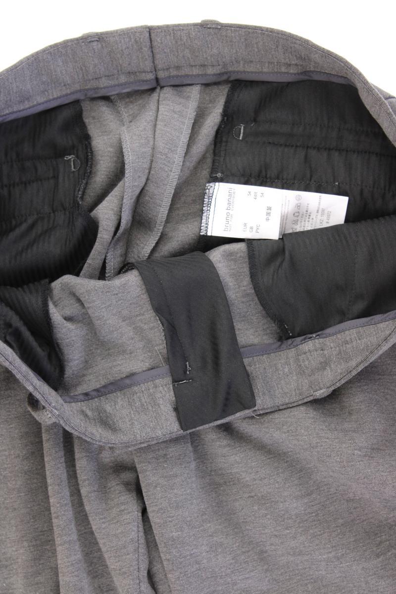 Bruno Banani Anzughose für Herren Gr. 54 grau aus Polyester