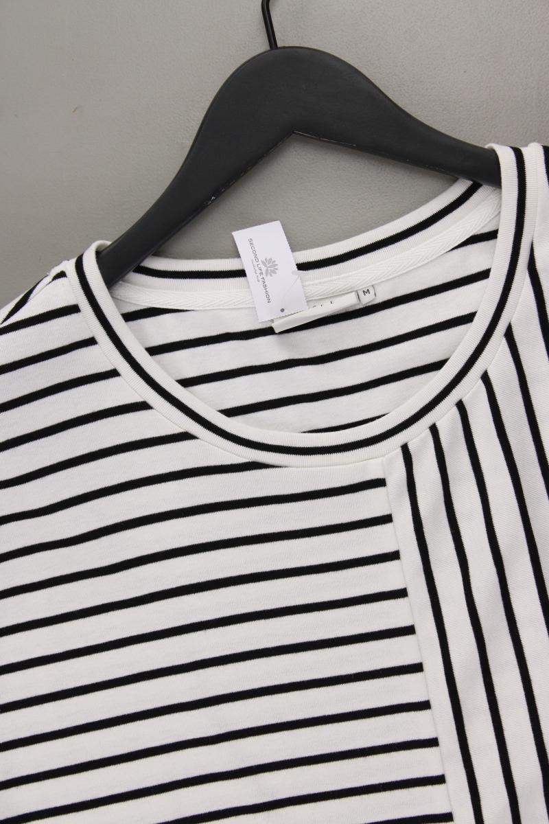 Kaffe Ringelshirt Gr. M gestreift Kurzarm creme