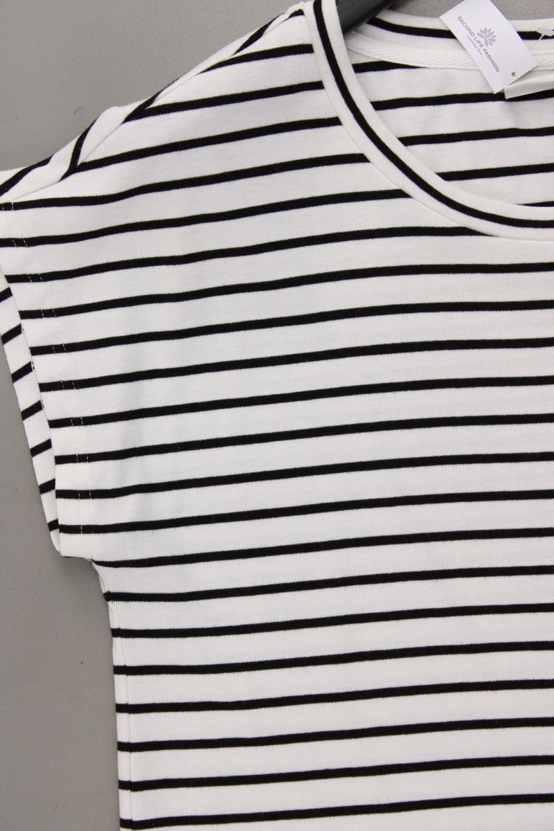 Kaffe Ringelshirt Gr. M gestreift Kurzarm creme