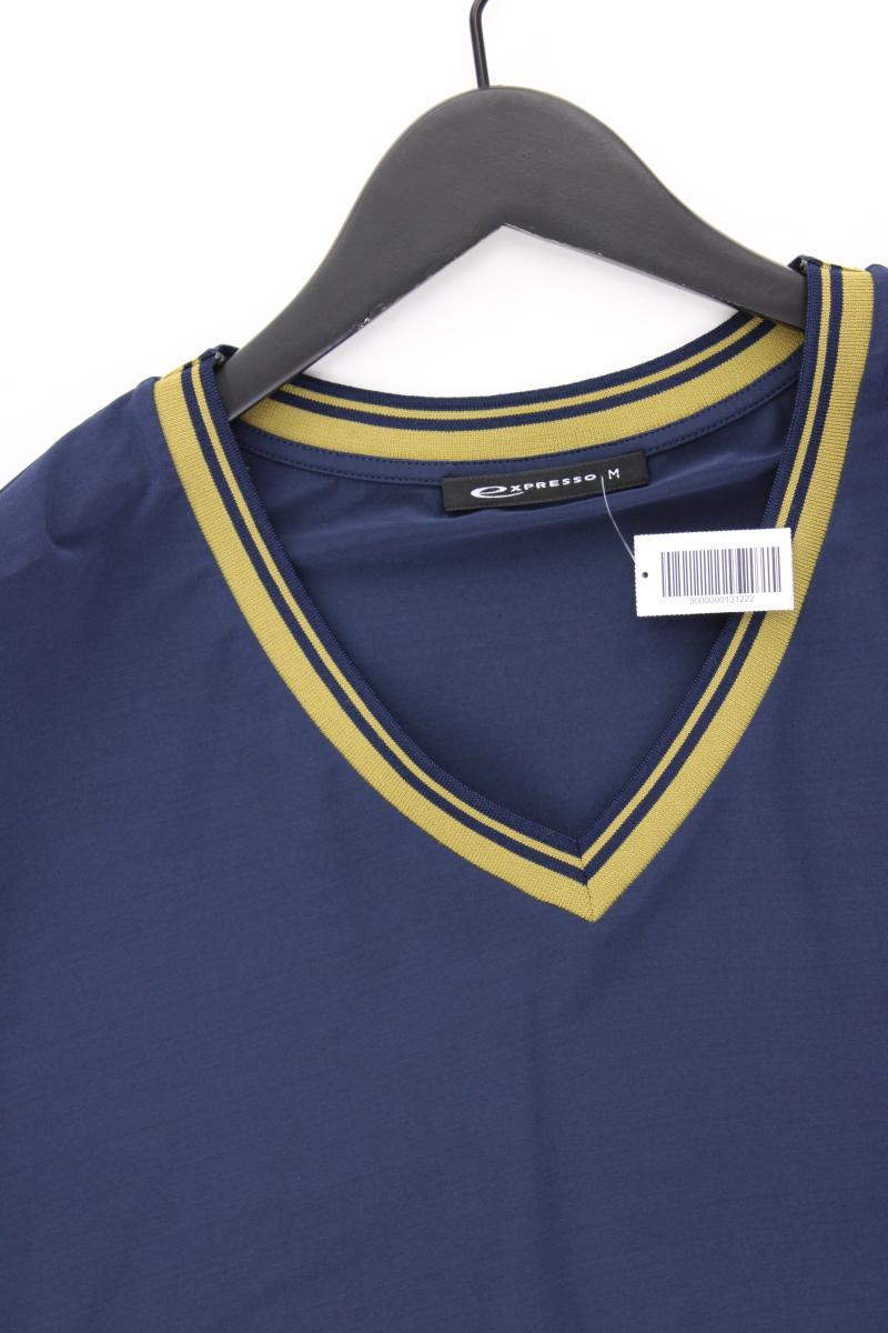 Expresso Kurzarmbluse Gr. M neuwertig blau aus Viskose