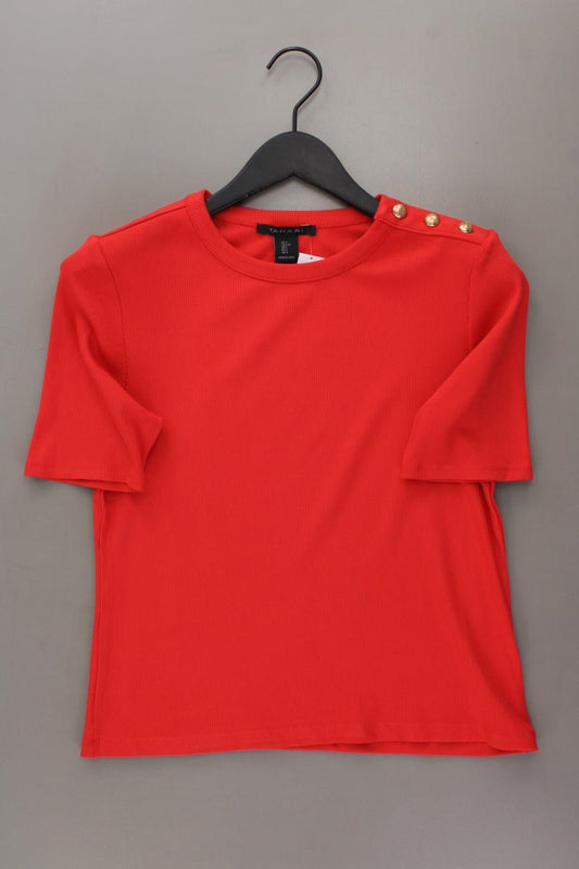 Tahari Shirt Gr. L Kurzarm rot aus Viskose