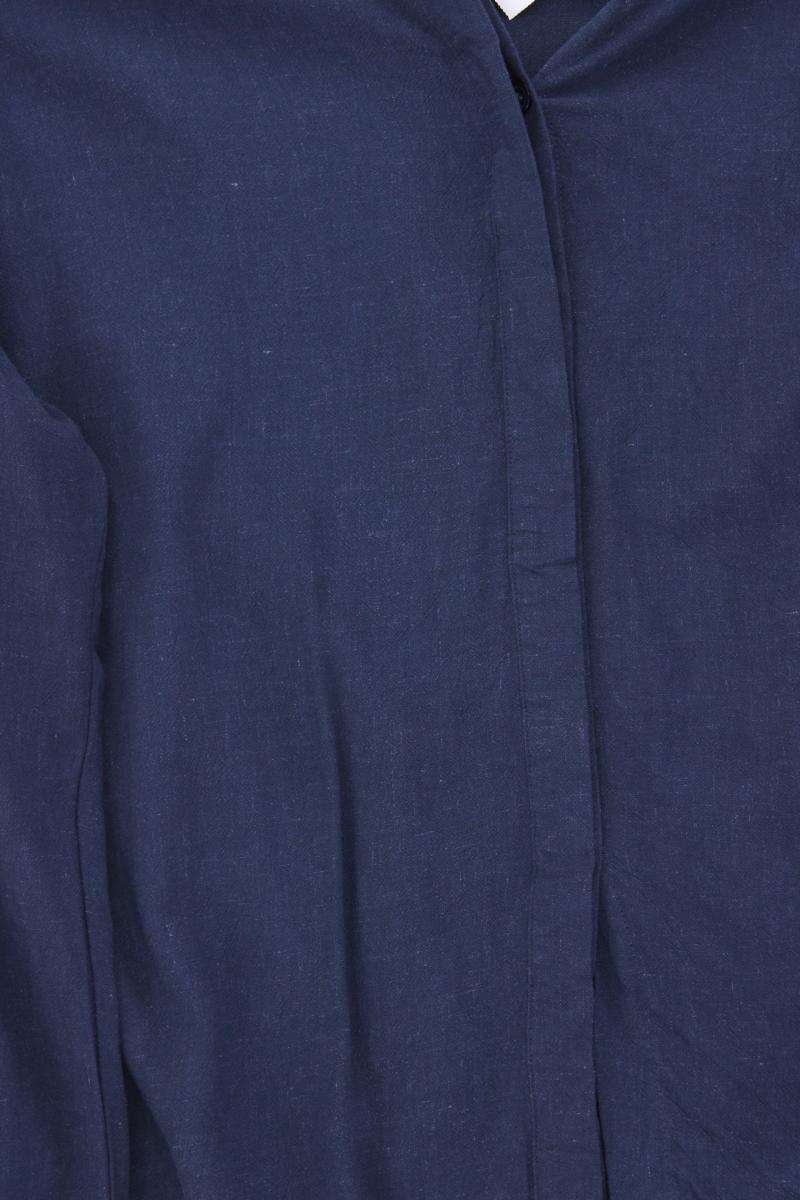 my essential wardrobe Langarmbluse Gr. 38 blau