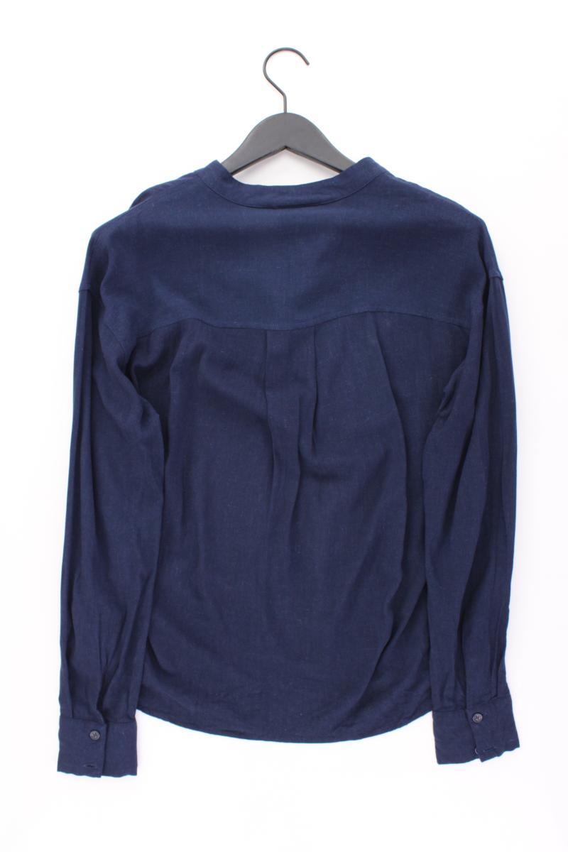 my essential wardrobe Langarmbluse Gr. 38 blau