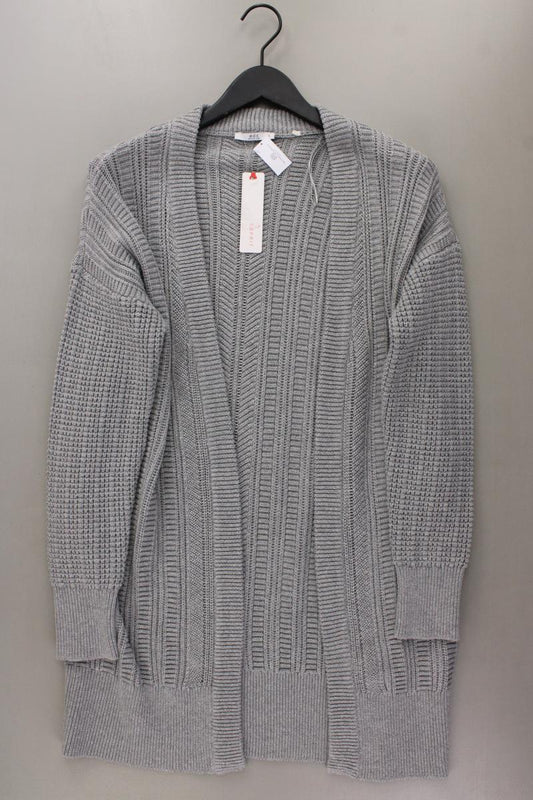 Esprit Strickjacke Gr. S neu mit Etikett Langarm grau aus Baumwolle