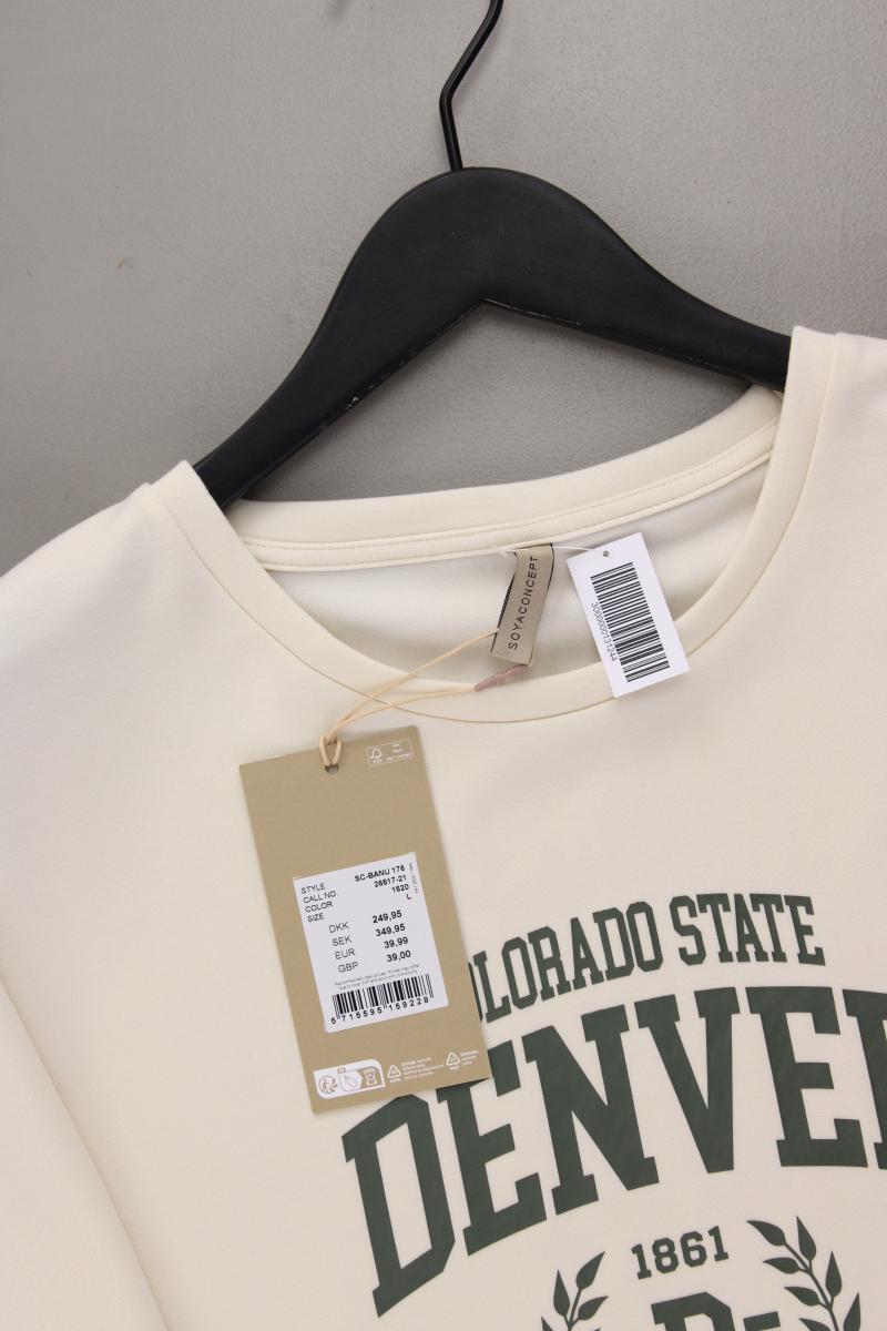 soyaconcept Printshirt Gr. L neu mit Etikett Neupreis: 39,9€! Kurzarm creme