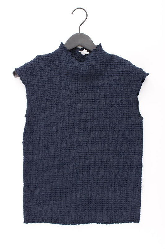 s.Oliver Kurzarmbluse Gr. 36 neuwertig blau aus Polyester