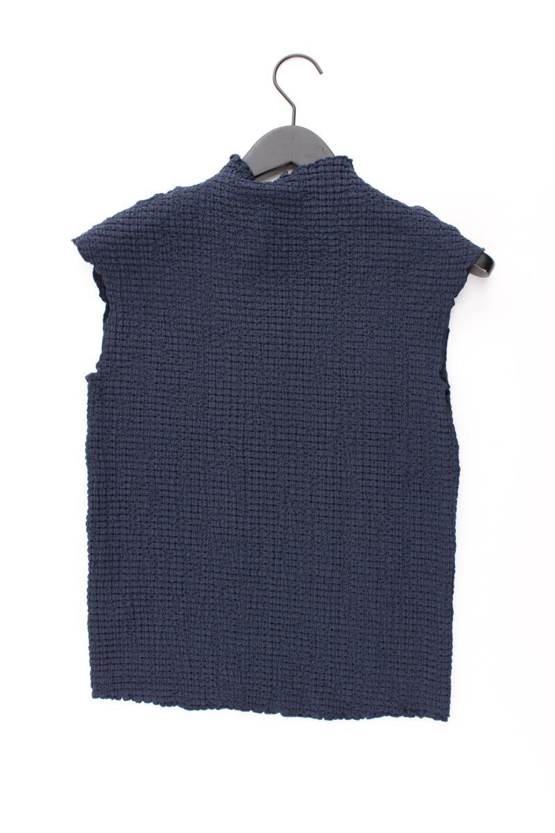 s.Oliver Kurzarmbluse Gr. 36 neuwertig blau aus Polyester