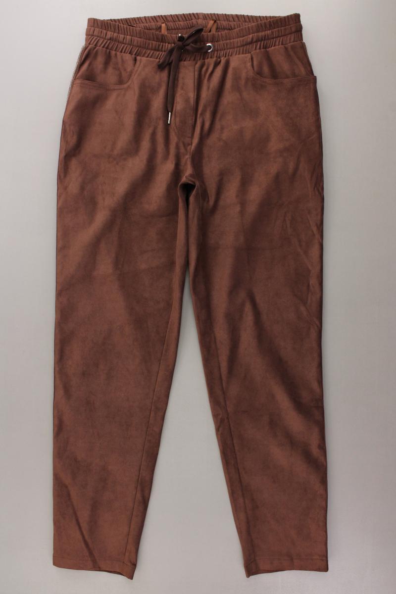 Paola Stretchhose Gr. 42 neuwertig braun aus Polyester