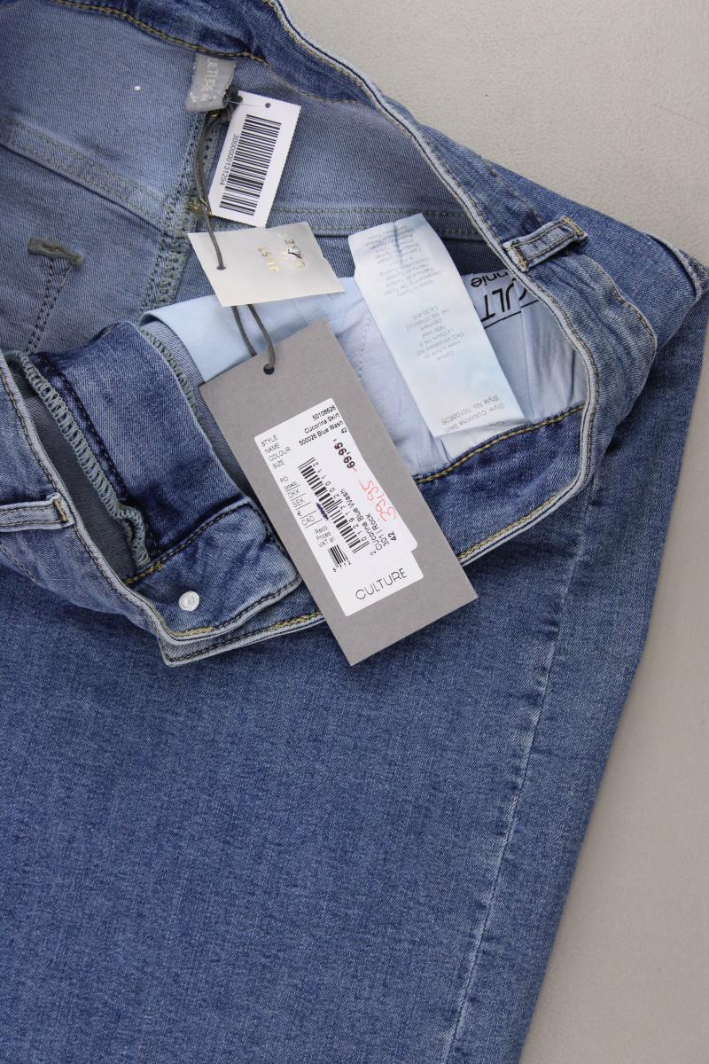 Culture Jeansrock Gr. 42 neu mit Etikett Neupreis: 39,95€! blau aus Baumwolle