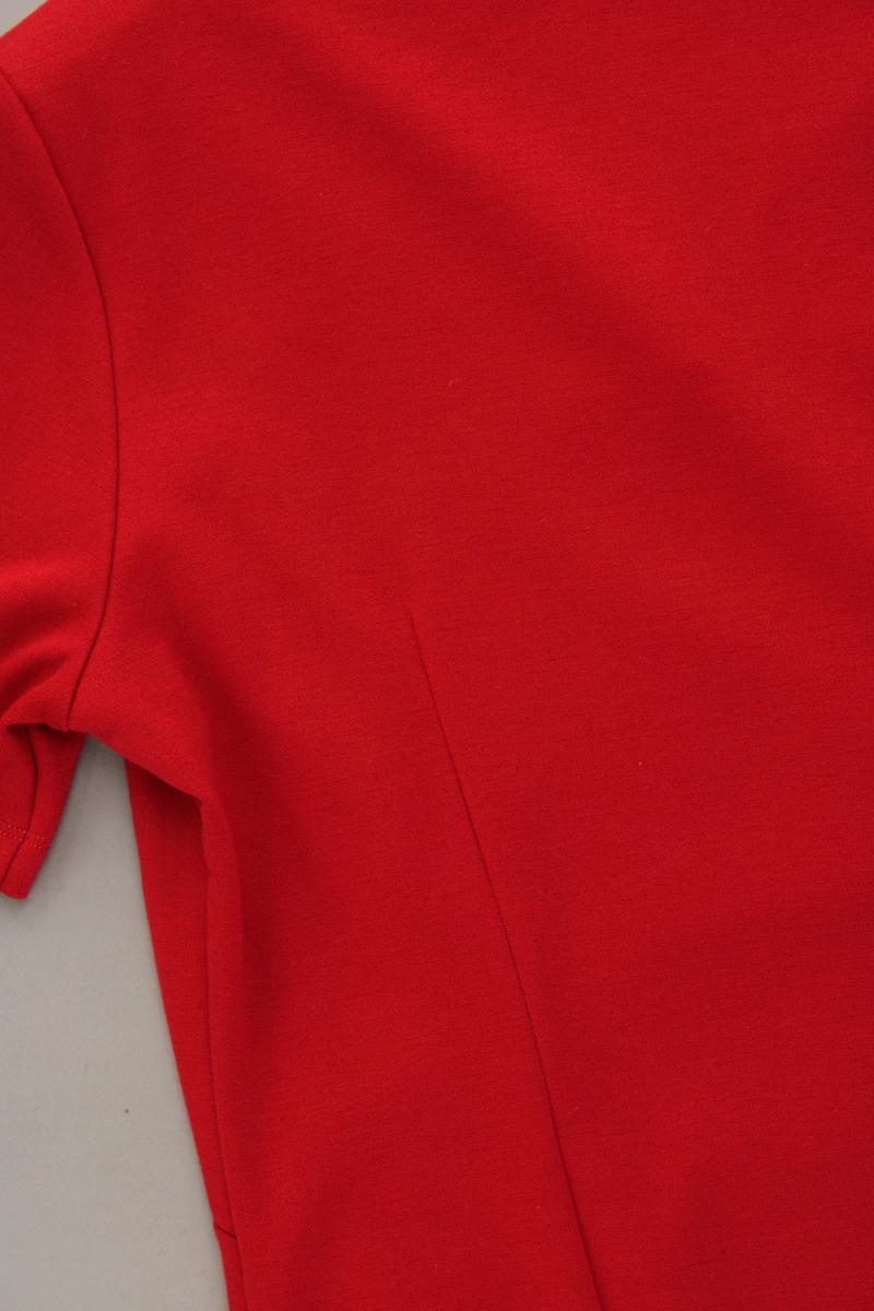 Wax Etuikleid Gr. 42 Kurzarm rot aus Baumwolle