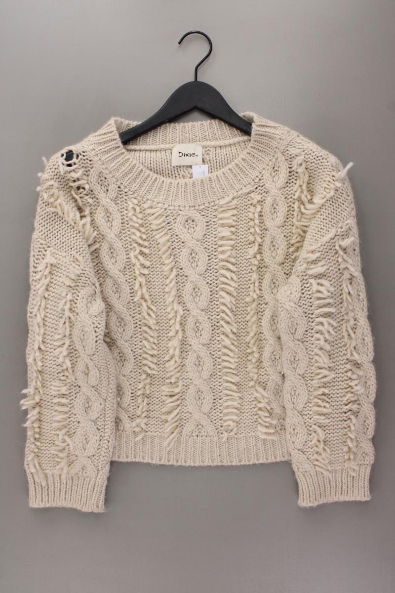 Dixie Zopfpullover Gr. S creme aus Polyacryl