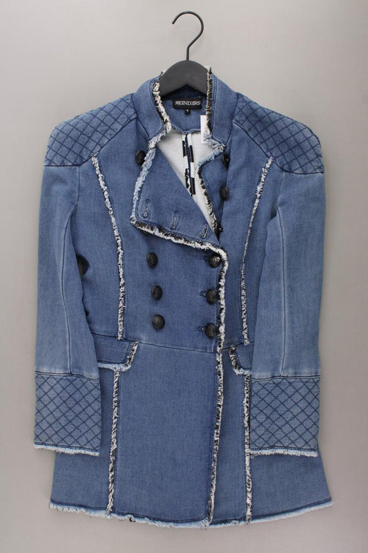 Reinders Slim Mantel Gr. S neuwertig blau aus Baumwolle