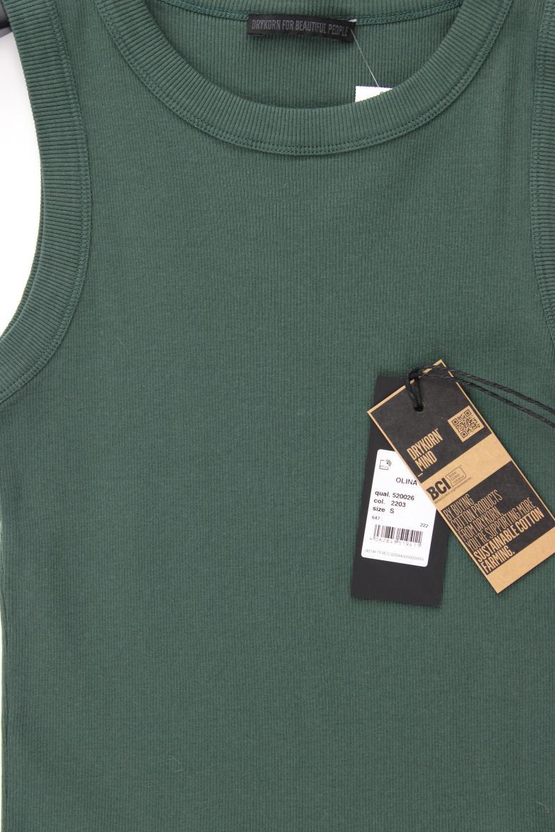Drykorn Trägertop Gr. S neu mit Etikett grün aus Baumwolle