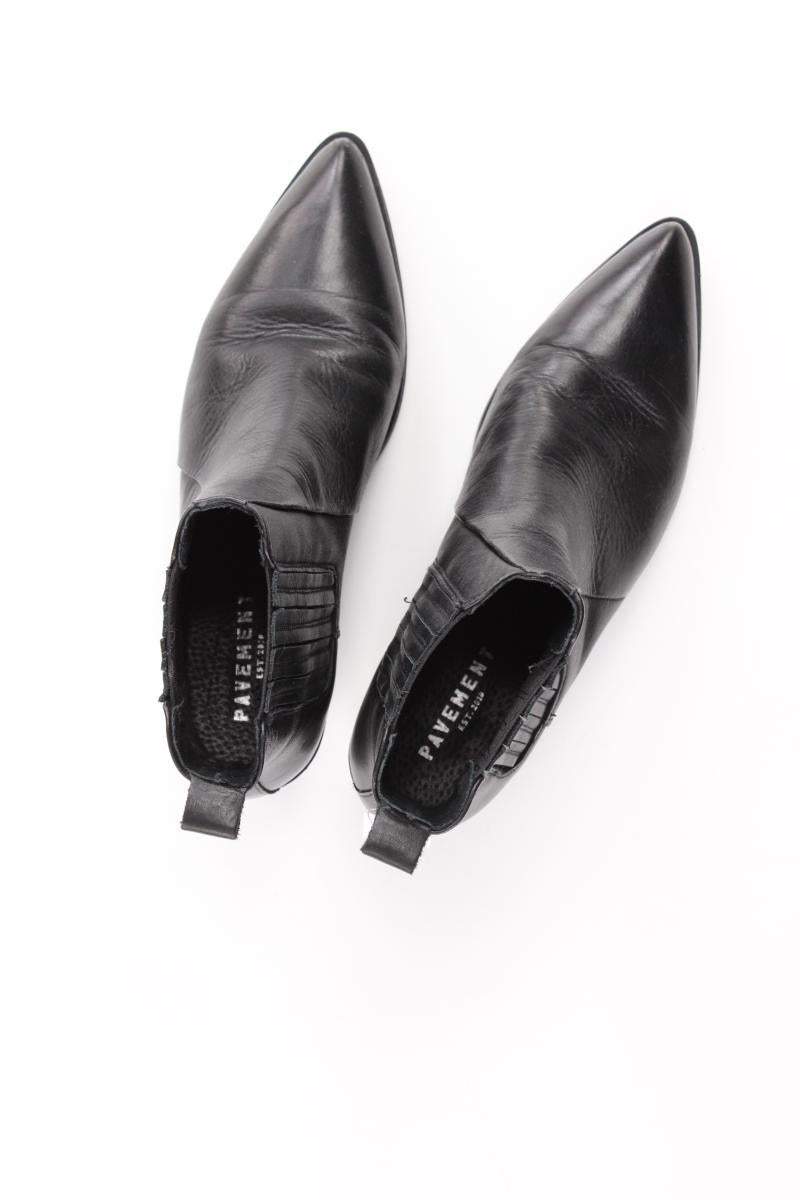 Pavement Stiefeletten Gr. 38 schwarz aus Leder