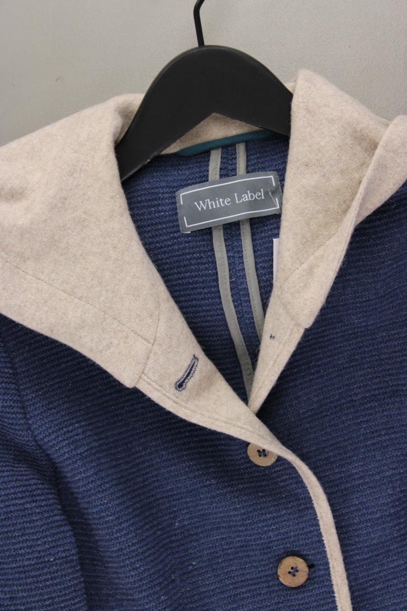 White Label Rofa Fashion Group Strickjacke Gr. 36 neuwertig Langarm blau
