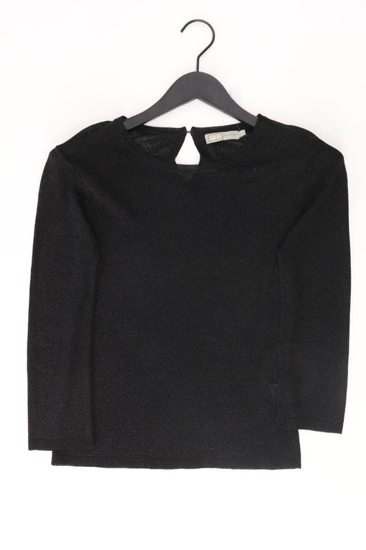 WE Fashion Feinstrickpullover Gr. L schwarz aus Viskose