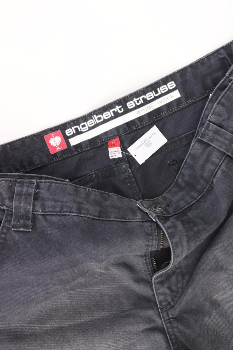 Engelbert + Strauss Shorts für Herren Gr. 56 grau aus Baumwolle