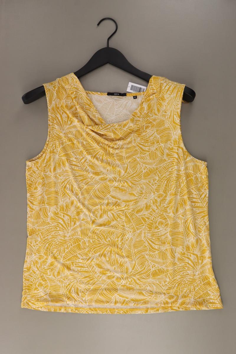 Zero Trägertop Gr. 44 mit Blumenmuster gelb