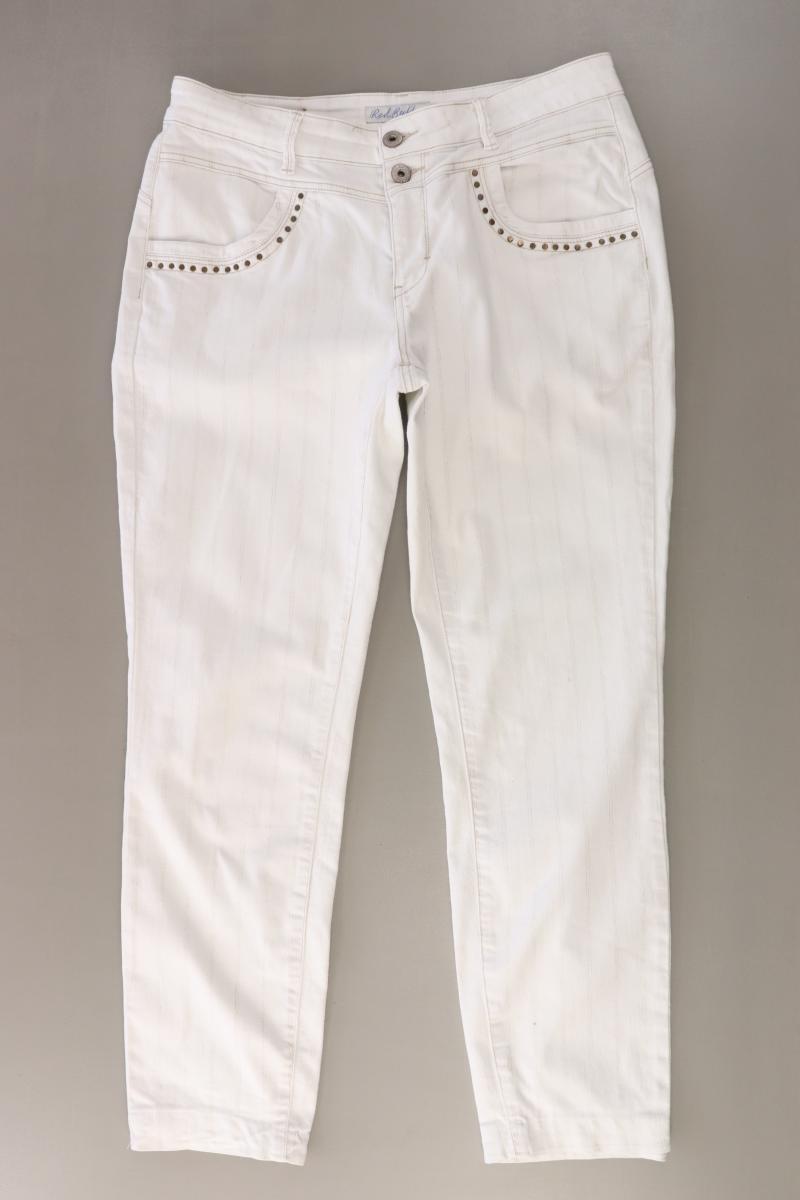 Red Button Straight Jeans Gr. 40 weiß aus Baumwolle