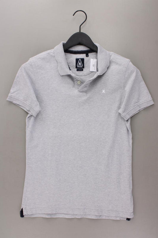 Gaastra Poloshirt für Herren Gr. S Kurzarm grau aus Baumwolle