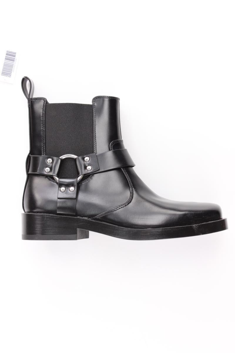 H&M Stiefeletten Gr. 41 neuwertig schwarz aus Kunstleder