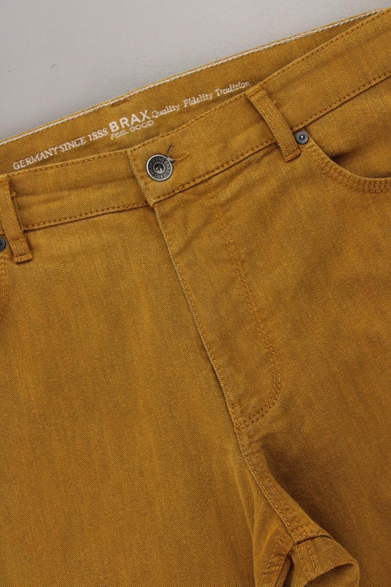Brax Straight Jeans für Herren Gr. 52 gelb aus Baumwolle