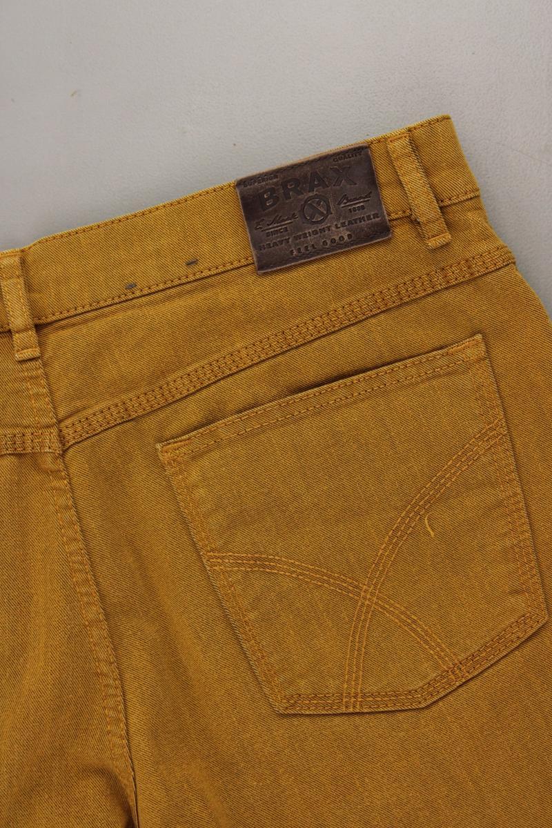 Brax Straight Jeans für Herren Gr. 52 gelb aus Baumwolle