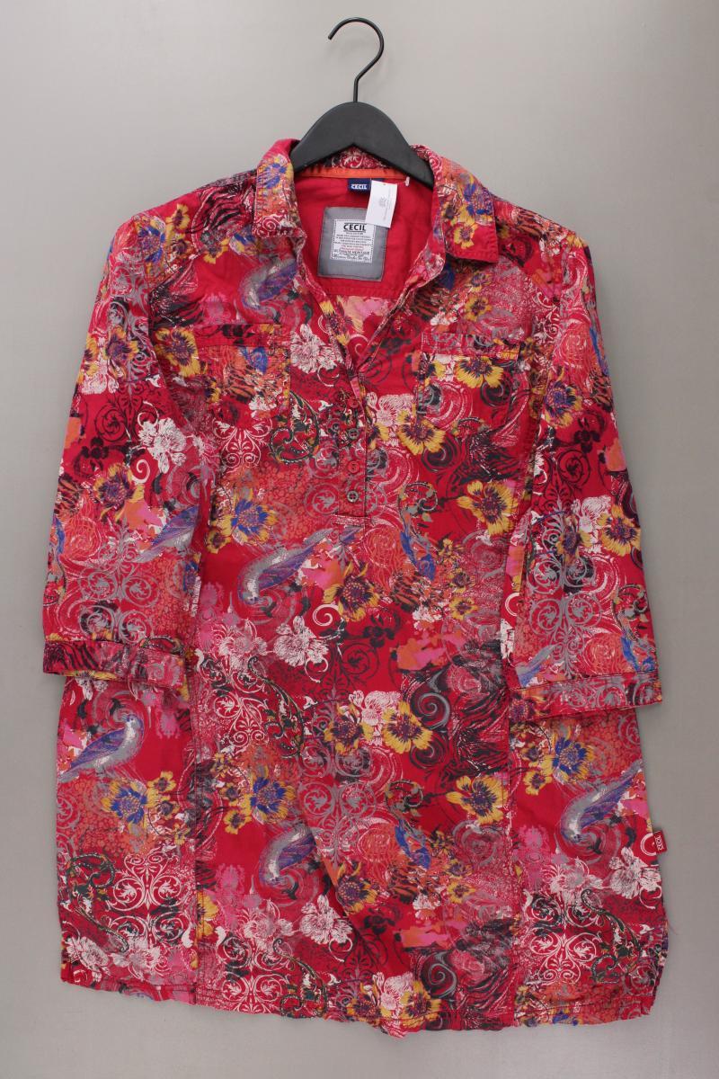 Cecil Longbluse Gr. XL mit Blumenmuster 3/4 Ärmel mehrfarbig