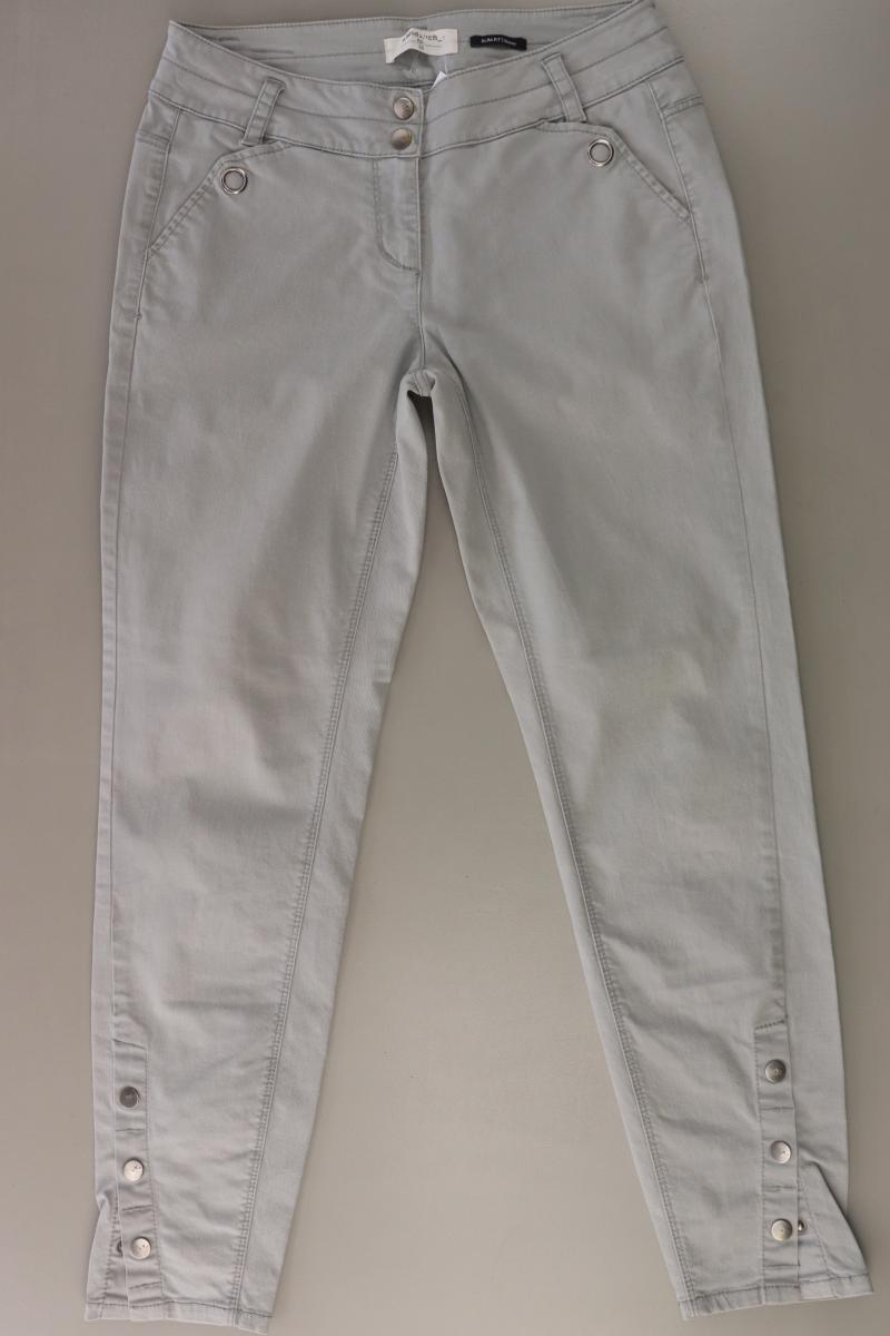 Sandwich_ Hose Gr. 36 grau aus Baumwolle