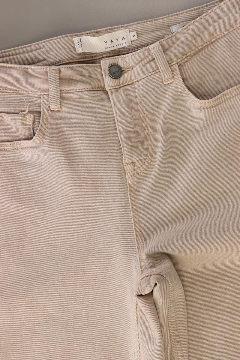 YAYA Five-Pocket-Hose Gr. 34 braun aus Baumwolle