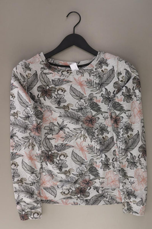 REVELATION Langarmpullover Gr. M grau aus Baumwolle