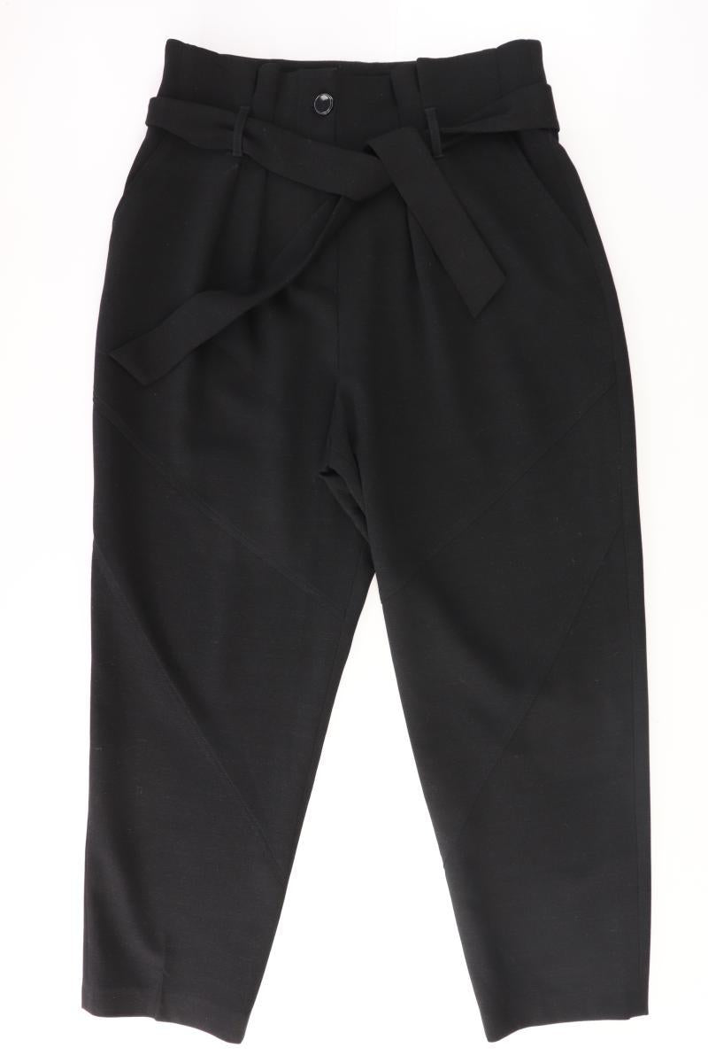 s.Oliver Stoffhose Gr. 40 mit Gürtel schwarz aus Polyester