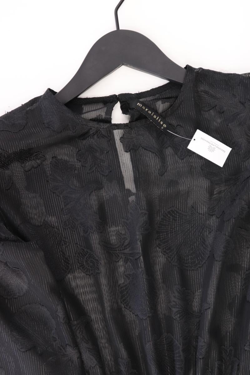 Maraislise Abendkleid Gr. M Langarm schwarz aus Polyester