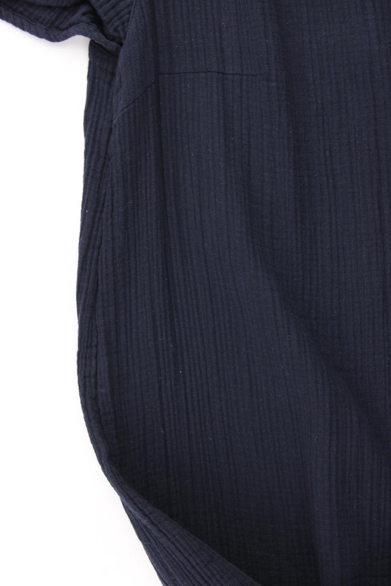 Tom Tailor Kurzarmkleid Gr. 48 blau aus Baumwolle