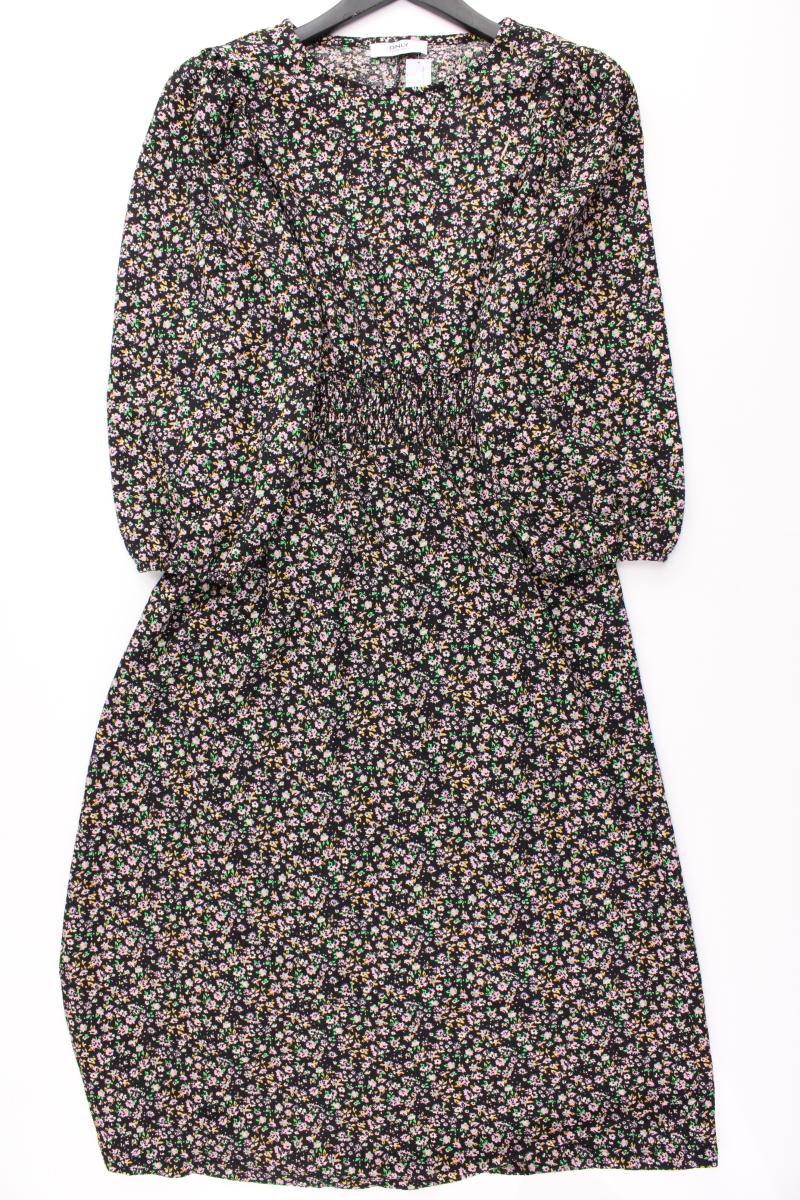 Only Maxikleid Gr. L mit Blumenmuster Langarm mehrfarbig aus Polyester