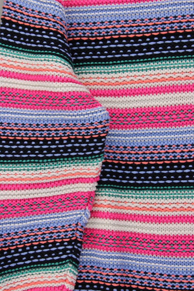 Mona Grobstrickpullover Gr. 52 gestreift mehrfarbig aus Baumwolle