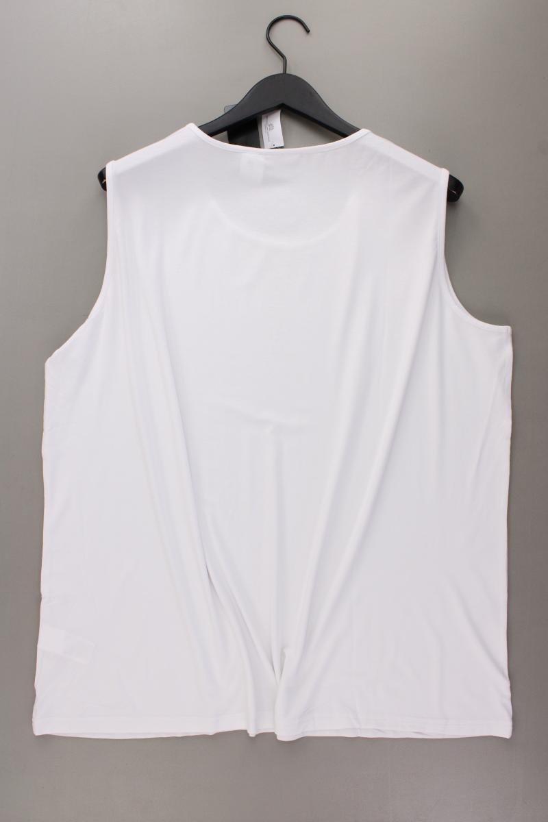 Mia Moda Top Gr. 54 neu mit Etikett mit Glitzer weiß aus Viskose