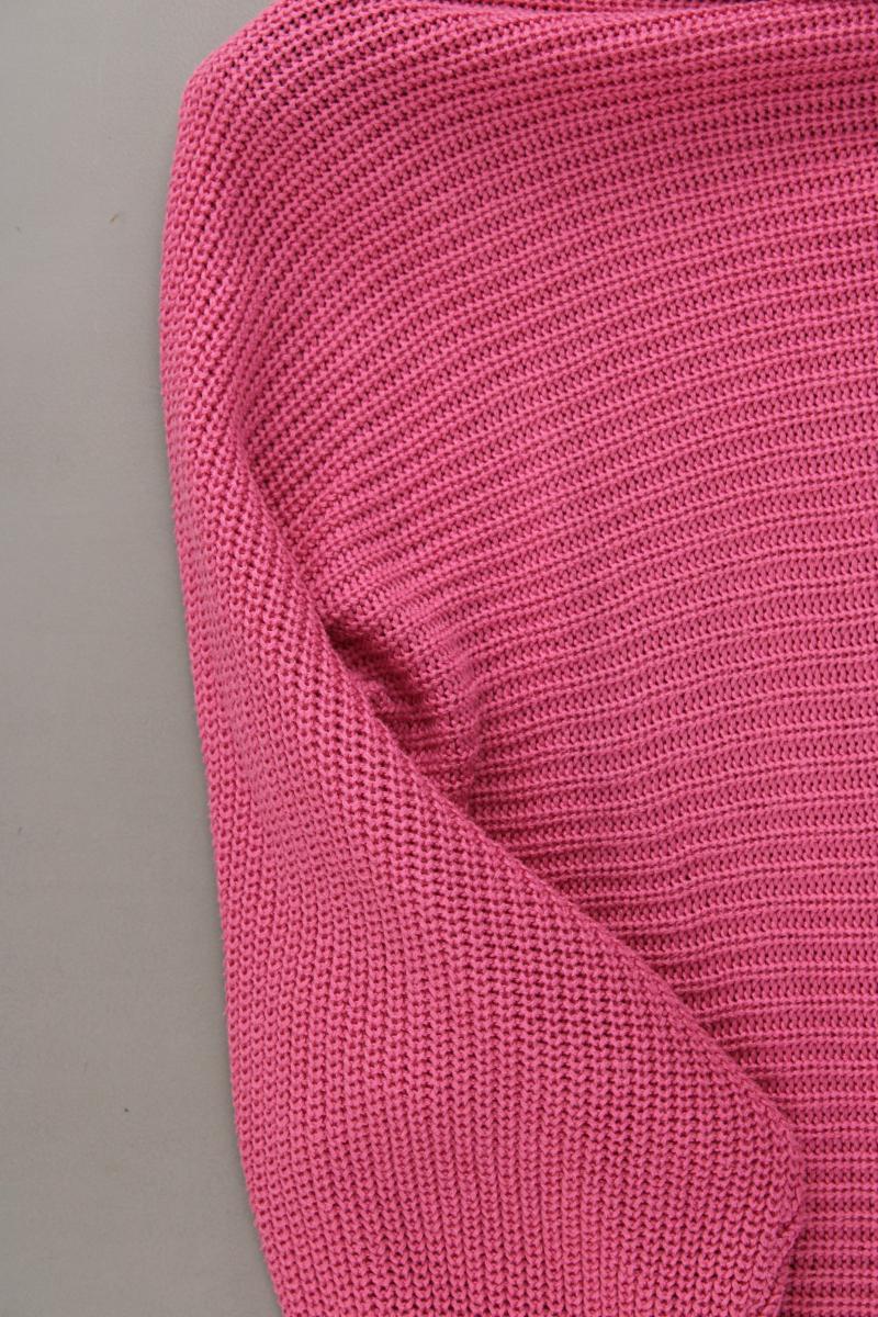 NA-KD Grobstrickpullover Gr. L pink aus Baumwolle